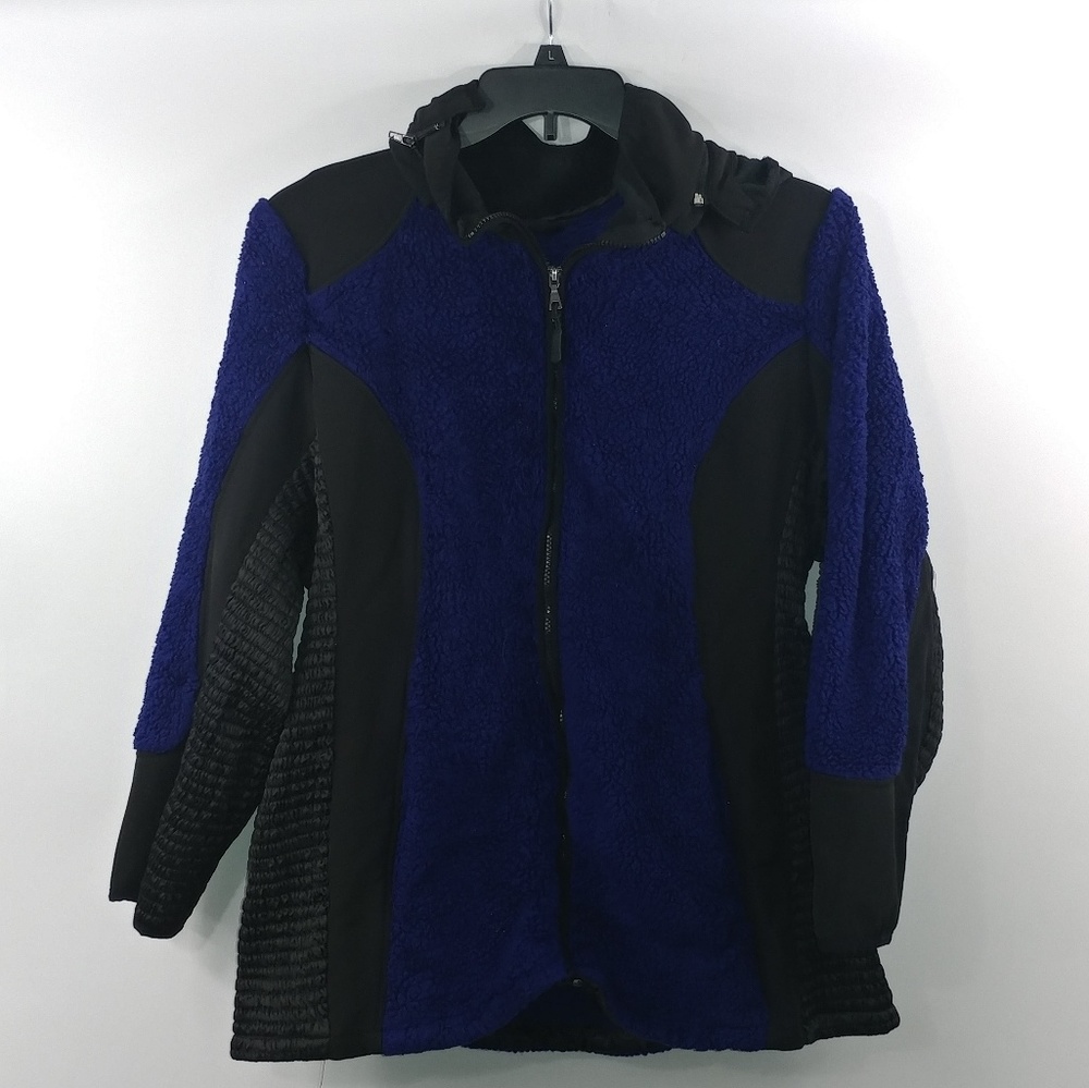 Catherines Womans Zipped Up Jacket Size 1X Hooded